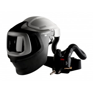 Шлем сварщика с регулятором потока воздуха